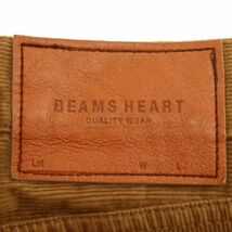 BEAMS HEART ビームス ハート 秋冬 ストレッチ コーデュロイ★ テーパード パンツ Sz.M　メンズ キャメル　C3B04722_C#Q_画像7