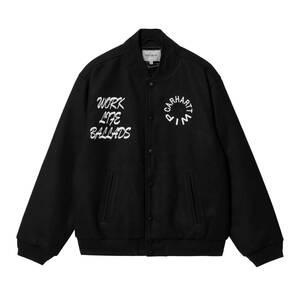 Carhartt WIP WORK VARSITY BOMBER カーハート ワークインプログレス スタジャン ボアジャケット ダウン ACTIVE JKT フリース スウェット L