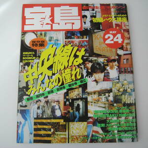 宝島 1991年5月 中央線はみんなの憧れ 宮田和弥 西城秀樹