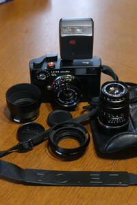 可動確認済 eitz Minolta ライツ ミノルタ レンジファインダーカメラ CL ボディ レンズ2本 ライカ関連おまけ多数　フィルムカメラ
