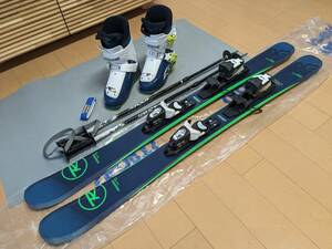 送料無料！ 子供用 ジュニア スキー・ブーツセット ROSSIGNOL(ロシニョール) 116cm ＋ NORDICA(ノルディカ) 20.5cm カービング 2020年購入