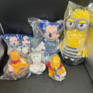 Y12061343 ぬいぐるみ グッズ ディズニー ミッキー　ミニー　プー　ピグレット　まとめて