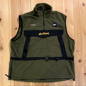 試着のみ美品 CHARI & CO x WILD THINGS NO SHANK POLARTEC VEST Mサイズ チャリアンドコー ベスト OLIVE オリーブ ワイルドシングス