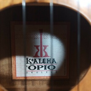 美品 KALOHA OPIO ウクレレ ソフトケース付属（12.27）の画像4