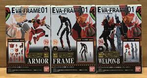 【新品未開封】　エヴァフレーム EVA-FRAME：ヱヴァンゲリヲン新劇場版01　エヴァンゲリオン2号機 ＆ オプションセットB