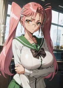 【高画質】A4サイズ イラストポスター ブロマイド148 高城沙耶 学園黙示録 HIGHSCHOOL OF THE DEAD HOTD