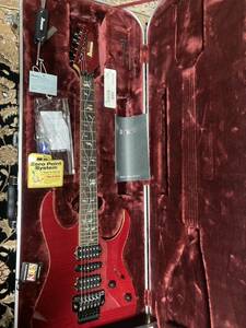 Ibanez j.custom RG8570Z RS 純正ハードケース 保証書 アイバニーズ ギター 赤