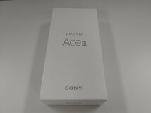 送料当店負担　Xperia ACE III SONY simフリー A203SO ブラック　Ymobile　未使用品_画像1