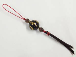  braided strap six character genuine . smoky quartz ( red × dark brown ) * PS-M-S43