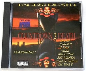 珍★ レア G-RAP・Faces Of Death / Countdown 2 Death・1997・発禁・New NWA?・ドクロジャケ・ルイジアナ・オリジナル盤・Gangsta・即決！