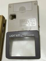 【ZK-21】任天堂 GAMEBOY 初代ゲームボーイ本体(DMG-01/通電OK)+LIGHT BOYライトボーイ(VLB-02)/ヤマト60s_画像4