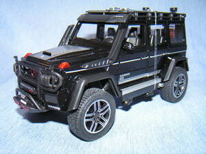 1/24 ダイカスト ミニカー G550 BRABUS ブラバス アドベンチャー プルバック走行&ライト点灯&サウンド 5ドア＆ボンネット開閉