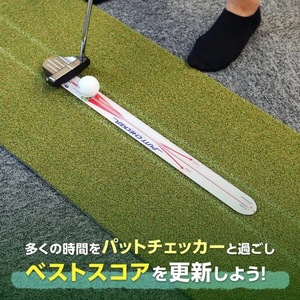 1円～！ ダイヤゴルフ DAIYA GOLF パットチェカ− パター練習 パット ゴルフ練習 PUTT Checker