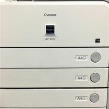 @Y2012 直接引取限定品 CANON モノクロ レーザービームプリンター LBP4510 Satera A3対応/印刷枚数50,000枚以下/_画像3