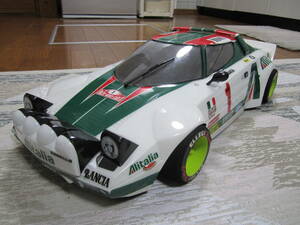 1/8 ランチアストラトス アリタリア RC ボディ ランドマックス サーキットバギー 等に Lancia Stratos Alitalia モンテカルロラリー Ver