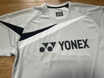 【送料込】YONEX ユニロングスリーブＴシャツ 16665Y アイスグレー O LL XL UNISEX 男女兼用 2023秋冬 限定品_画像2