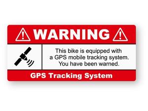 【反射ステッカー工房】GPS盗難防止ステッカー(自転車用) 再帰反射 セキュリティー ダミー 防犯 ロードバイク 電動自転車