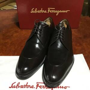 Salvatore Ferragamo フェラガモ メンズビジネスシューズ　Uチップ美品イタリア製