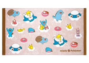  новый товар! банное полотенце Pokemon Mister Donut лотерейный мешок 2024 Пикачу плесень gon