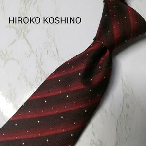 HIROKO KOSHINO первоклассный прекрасный товар шелк 100% постоянный 