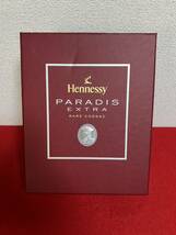 JP843＊古酒 未開栓品 Hennessy ヘネシー PARADIS EXTRA パラディ エクストラ 700ml 40％ コニャック ブランデー 箱付き＊_画像2