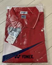 送料無料 ヨネックス ゲームシャツ ポロシャツ 10317 ユニOサイズ 新品 人気 日本製 ベリークール搭載 バドミントン ソフトテニス 試合用_画像1
