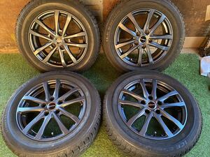 美品　205/60R16 92Q ICE ESPORTE スタッドレス　バリ山4本セット　16x6.5J ET 40 PCD 114.3 5H ノアヴォクシープリウスアルファ等