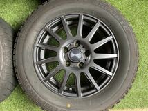 美品　195/65R15 91Q ICEESPORTE 2021 年製　スタッドレス バリ山4本セット　15x6J ET 53 PCD 114.3 5H ノアヴォクシー等_画像5