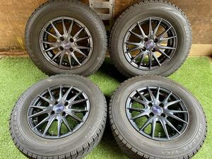 美品　185/70R14 88Q BRIDGESTONE BLIZZAK VRX スタッドレス 2020年製　14x5.5J ET 38 PCD 4Hx100 フィールダー フリード アリオン等