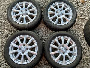 155/65R14 75Q TOYO GARIT スタッドレス バリ山4本セット　14x4.5J ET 45 PCD 4Hx100 ハブ系やく　73mm 