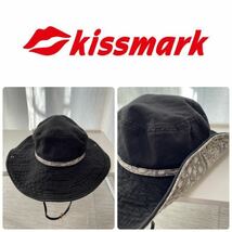 kissmark アウトドア サファリ バケット ハット 帽子 ペイズリー outdoor 58cm GOLF sports_画像1