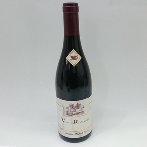 1円～ Vosne Romanee Domaine Michel Gros ヴォーヌ ロマネ 2008 ミシェル・グロ 750ml ラベルにシミ