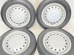 中古タイヤ スタッドレスタイヤ ホイールセット 4本セット 185/60R15 　 JECT 6S 15x5.5 100/114.3-4穴 ブリヂストン アイスパートナー2