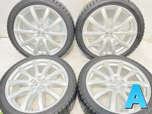 中古タイヤ スタッドレスタイヤ ホイールセット 4本セット 225/40R18 ジョーカー 18x7.0 55 100-5穴 DUNLOP ウィンターマックス WM02