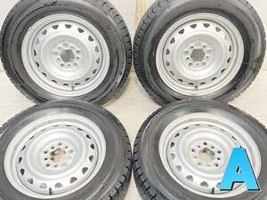 中古タイヤ スタッドレスタイヤ ホイールセット 4本セット 195/65R15 　 AP 15x6.0 100/114.3-5穴 ブリヂストン アイスパートナー2