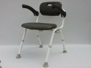 [ too much using doesn't give a way beautiful / free shipping ]Panasonic folding shower chair PN-L41821 middle SP just .. size mold proofing processing used chair 