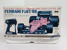 BON　フェラーリ F187/88　フォーミュラ-1　1/13スケール　2チャンネル デジタルプロポ　ラジオコントロールカー　電動ラジコン　現状渡し_画像10