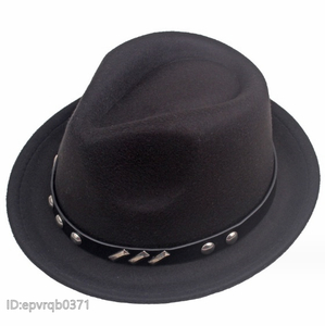 ソフト帽★新品 メンズキャップ ジャズハット 中折れハット 紳士 帽子 フリーサイズ 56-58センチ /黒
