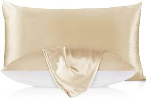 シルク枕カバー【天然シルク・テンセル】まくらカバー 25匁 43x63cm 6Aクラス 100%シルク 封筒式枕カバー