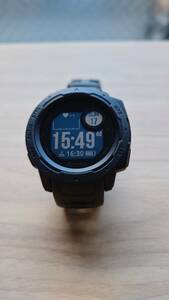 中古 GARMIN ガーミン Instinct Graphite インスティンクト グラファイト