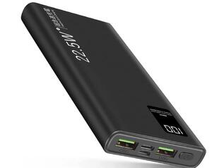 モバイルバッテリー 大容量 10000mAh 軽量 薄型 PD22.5W+USB-TYPE C入出力ポート&QC3.0対応 コネクタタイプUSB Type C ブランドMeells