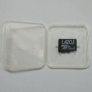 動作確認済み LAZOS マイクロSDXCカード 256GB UHS-I クラス3