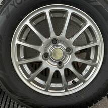 BS製ECO FORME PCD100-4H +45 14x5.5J 2022年製YOKOHAMA iceGUARD iG60 185/70R14 4本setフリード ランクス フィールダー ノート(NA)_画像3