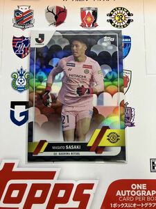 佐々木雅士 Topps トップス J-league Flagship Jリーグ サッカーカード 2023 パラレルカード