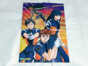 機動警察パトレイバー 天空戦記シュラト アニメディア 1990年 付録 両面 ピンナップ ポスター ①☆未使用品☆即決価格☆当時物　