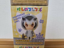 015-3／けものフレンズ フィギュア ちょびるめぷち アフリカオオコノハズク タイリクオオカミ ワシミミズク 全3種 未開封３個セット_画像3