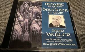 【送料無料】SACDハイブリッド盤　ワルター/ニューヨークフィル　モーツァルト　レクイエム、ブルックナー　テデウム　SONY国内盤CD 中古品