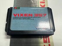 1000スタ】メガドライブ ヴィクセン 357 VIXEN 取説付き MD カセット ゲーム _画像2