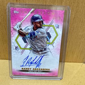 ランディ・アロザレーナ 99枚限定 直筆サイン【2022 TOPPS INCEPTION BASE ROOKIES & EMERGING STARS AUTOGRAPH RANDY AROZARENA】 レイズ