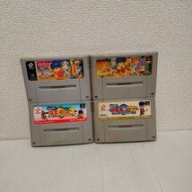 4本セット がんばれゴエモン2 3 きらきら道中 送料無料 スーパーファミコン まとめ売り ジャンク コナミ KONAMI SFC　外伝_画像1